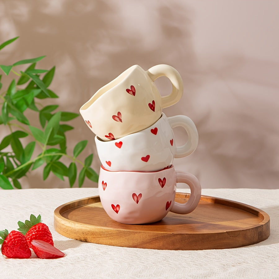 Heart Ceramic Cup 220ml