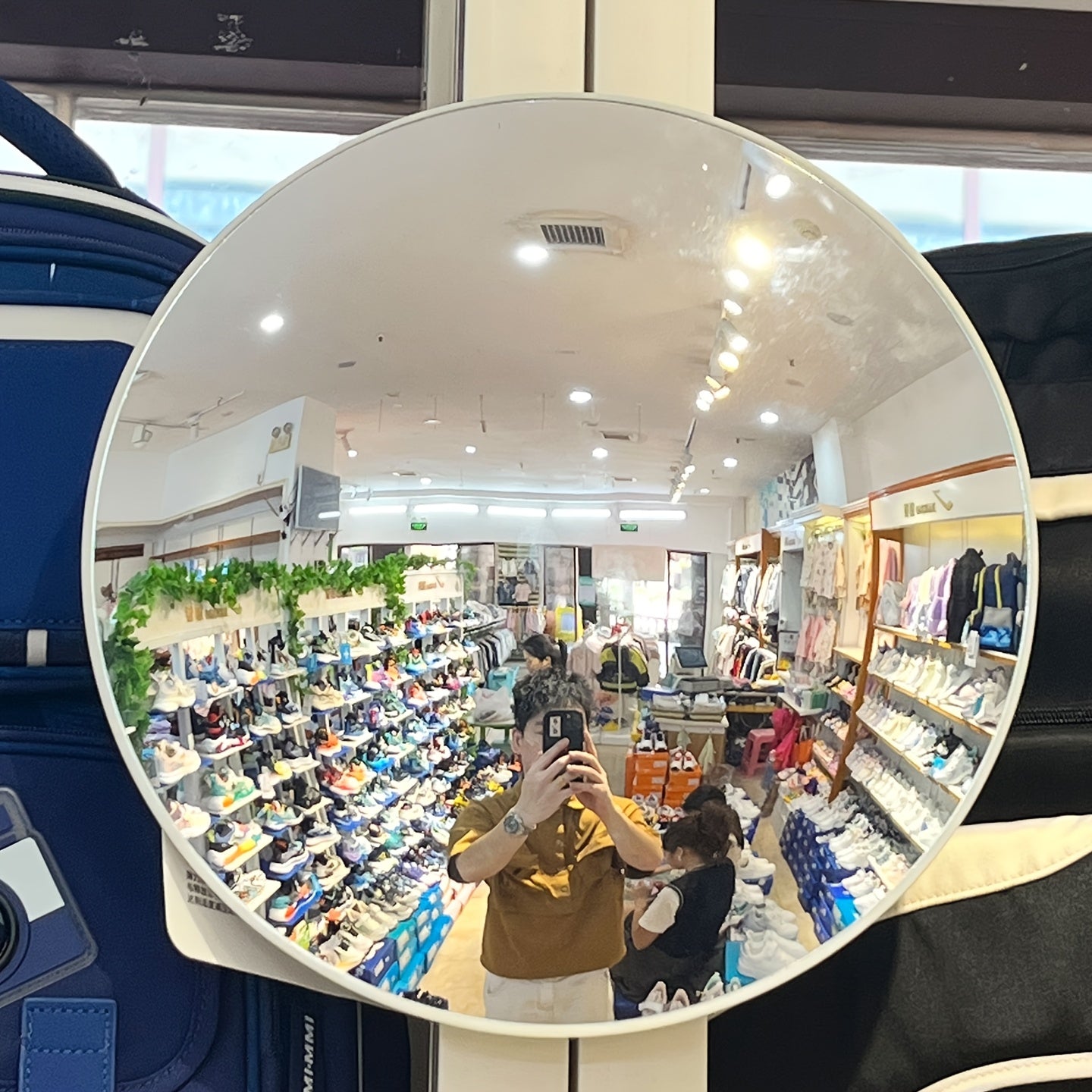 Wide Angle Convex Wall Mirror 30cm