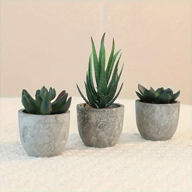 Artificial Succulent Plant Set Decor