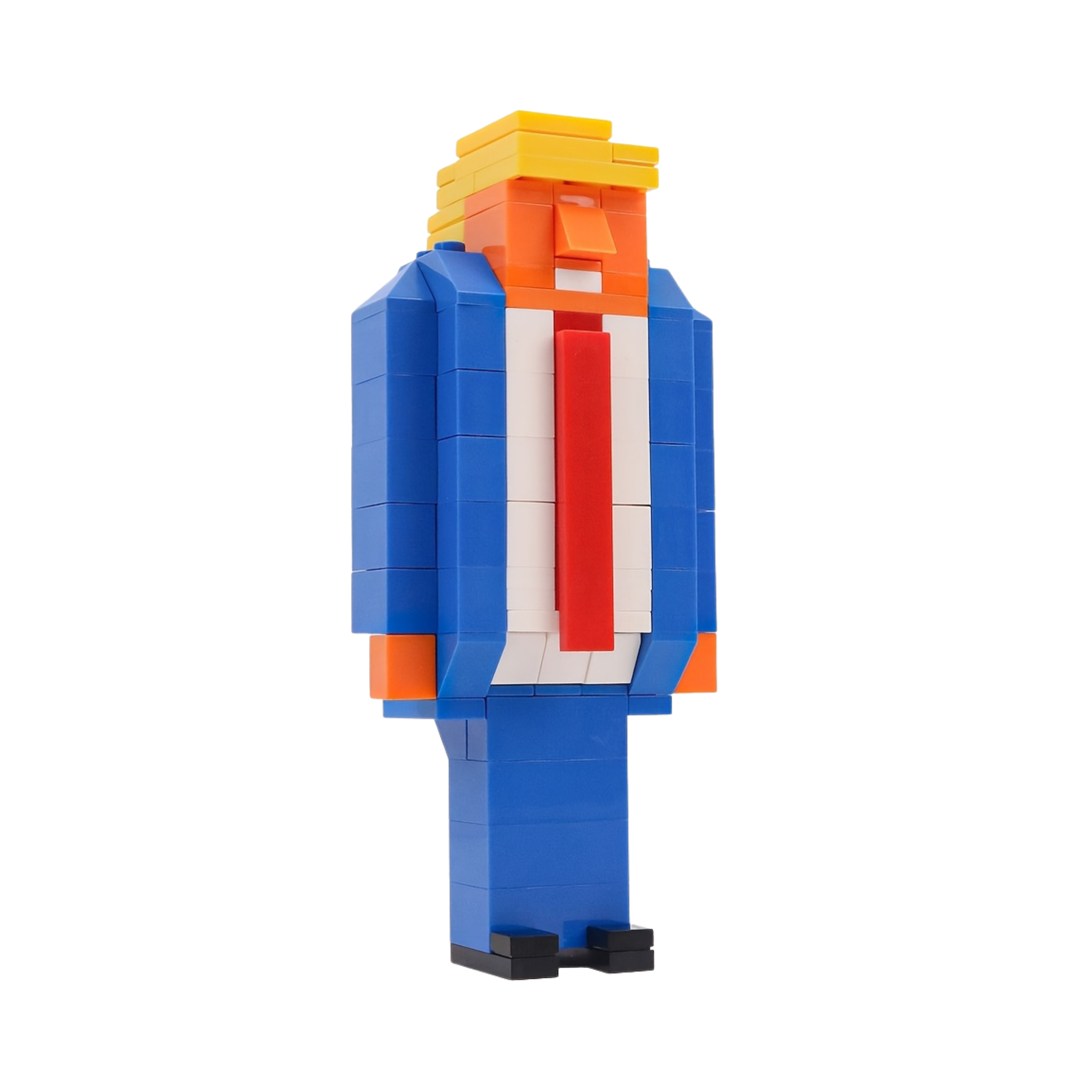 Blonde Character Building Blocks Figure