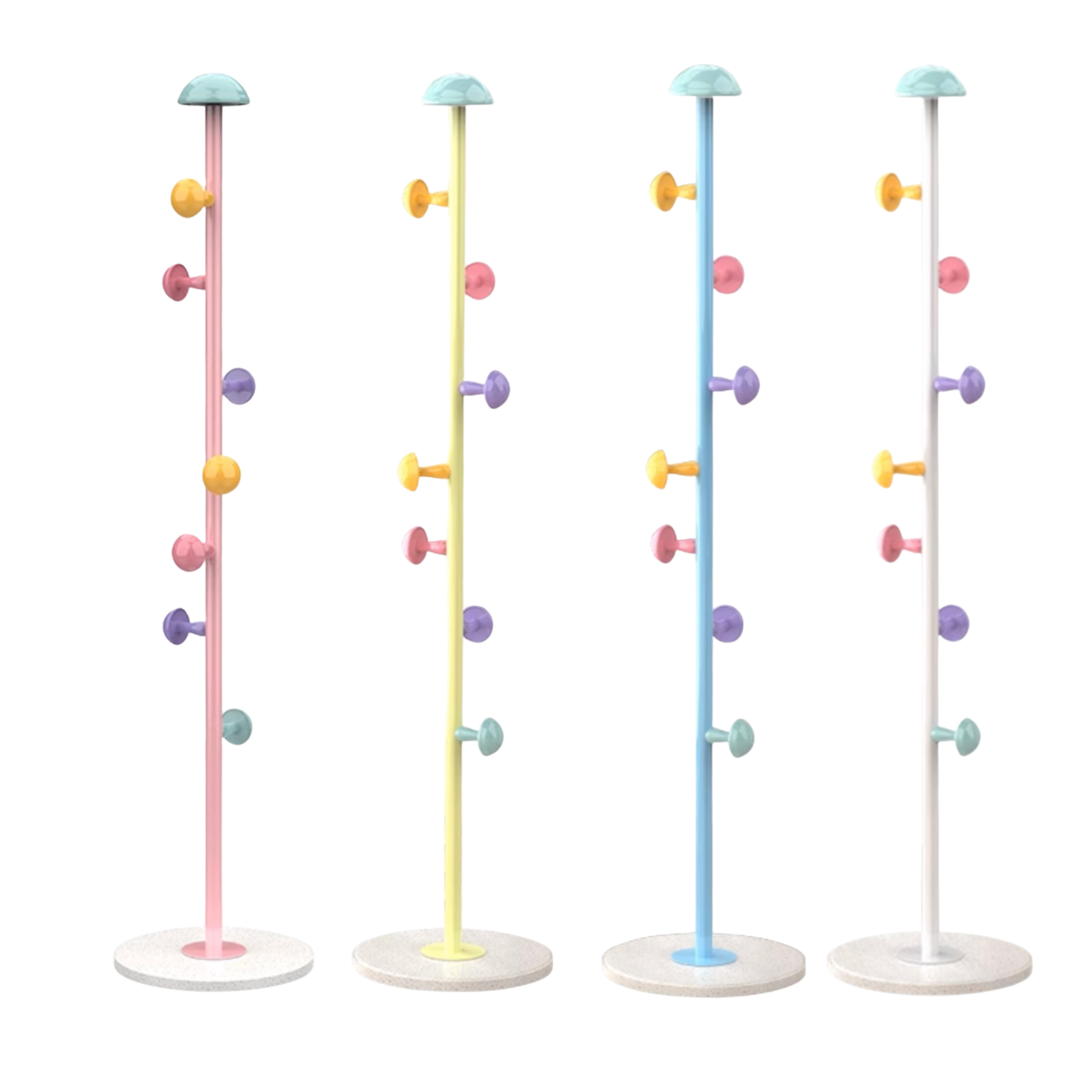 Mushroom Cartoon Coat Rack Hooks