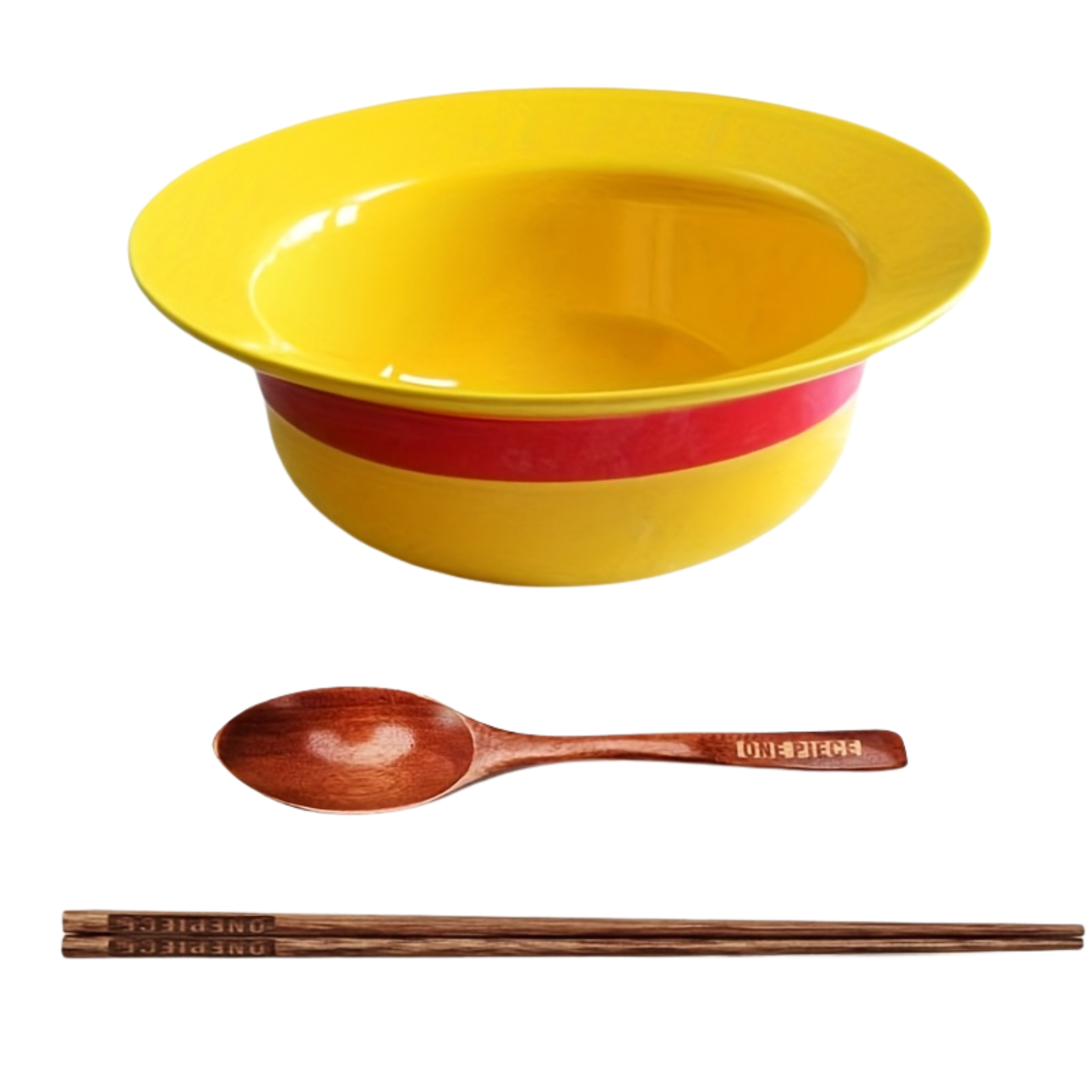 Yellow Ceramic Bowl Set Ramen Bowl
