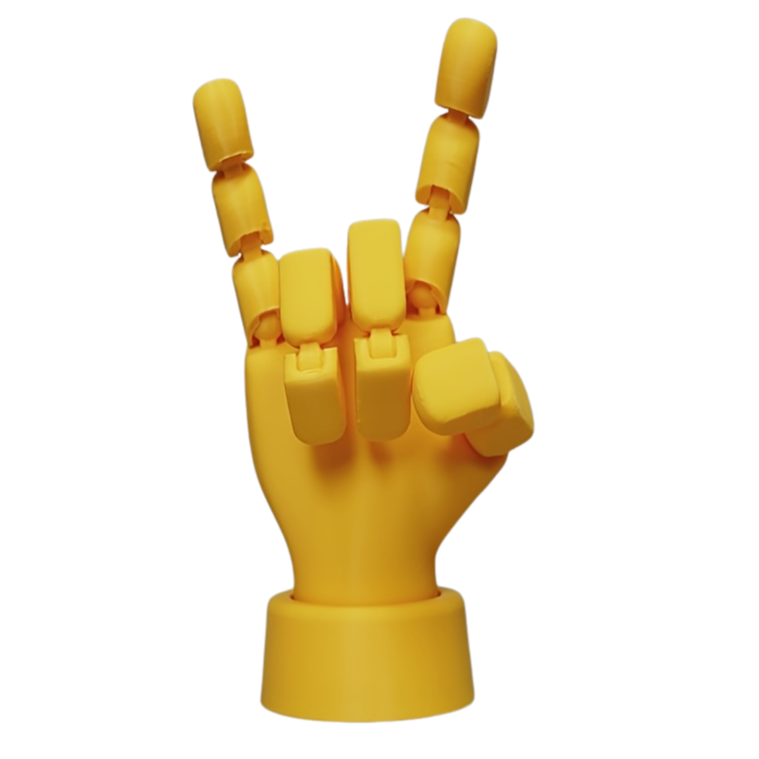Rock Hand Pose Statue Adjustable Decor