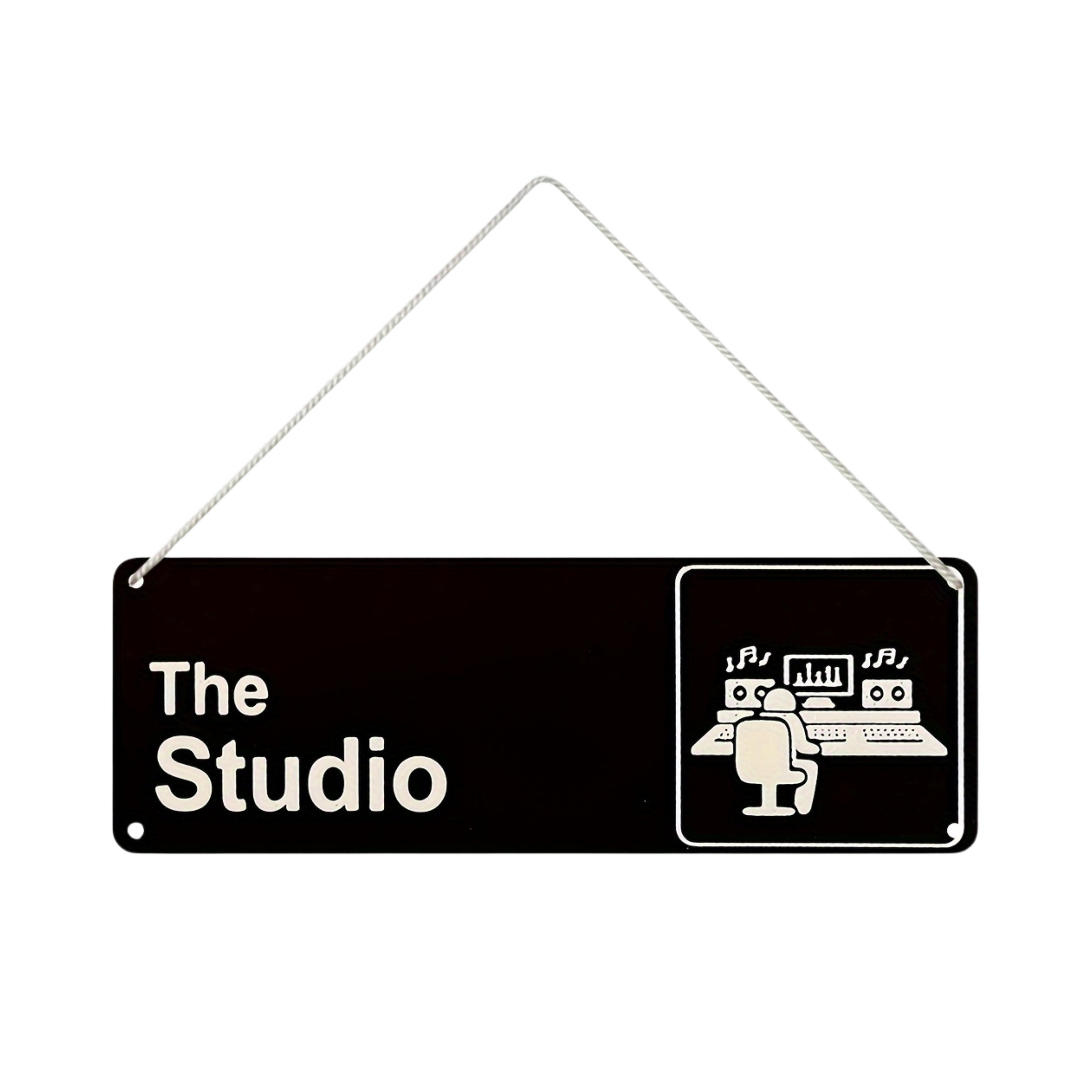 Wooden “The Studio” Wall Sign