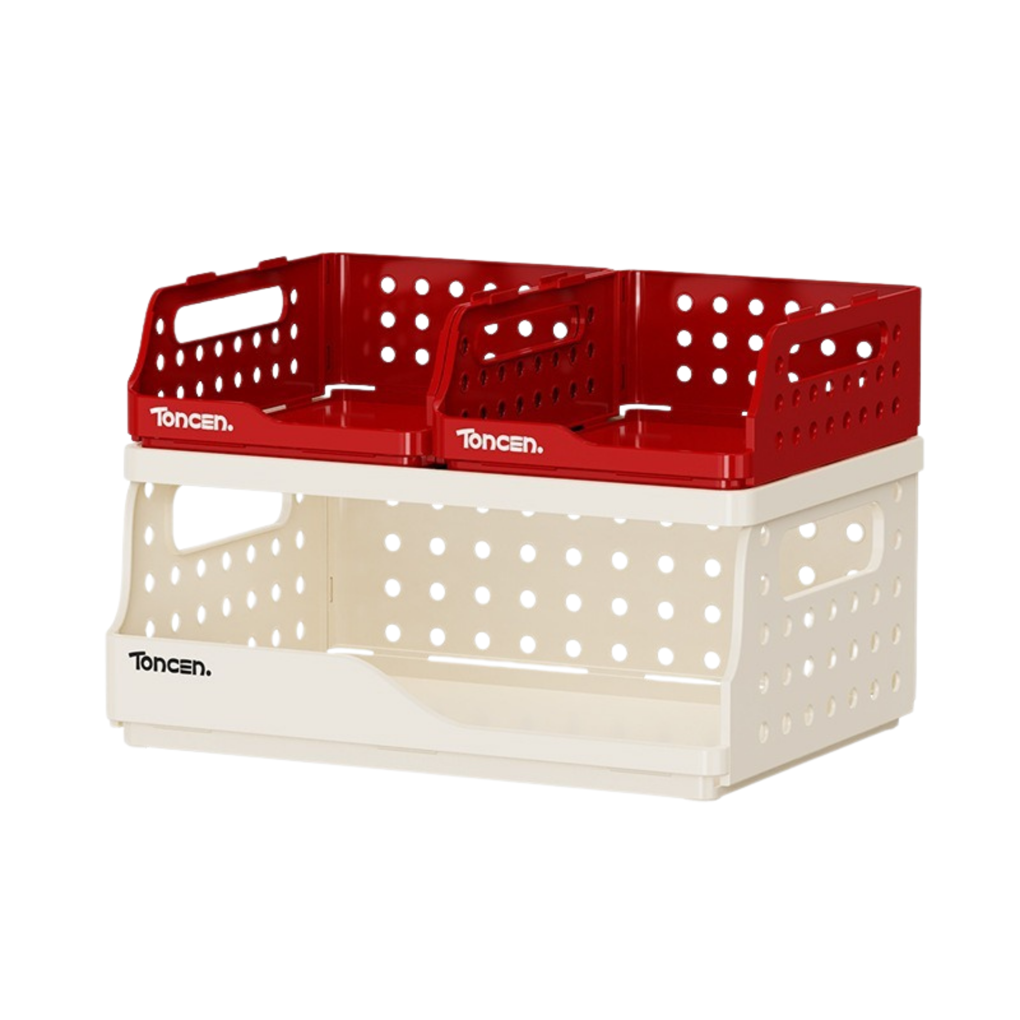 3pcs Foldable Desktop Storage Organizer Set