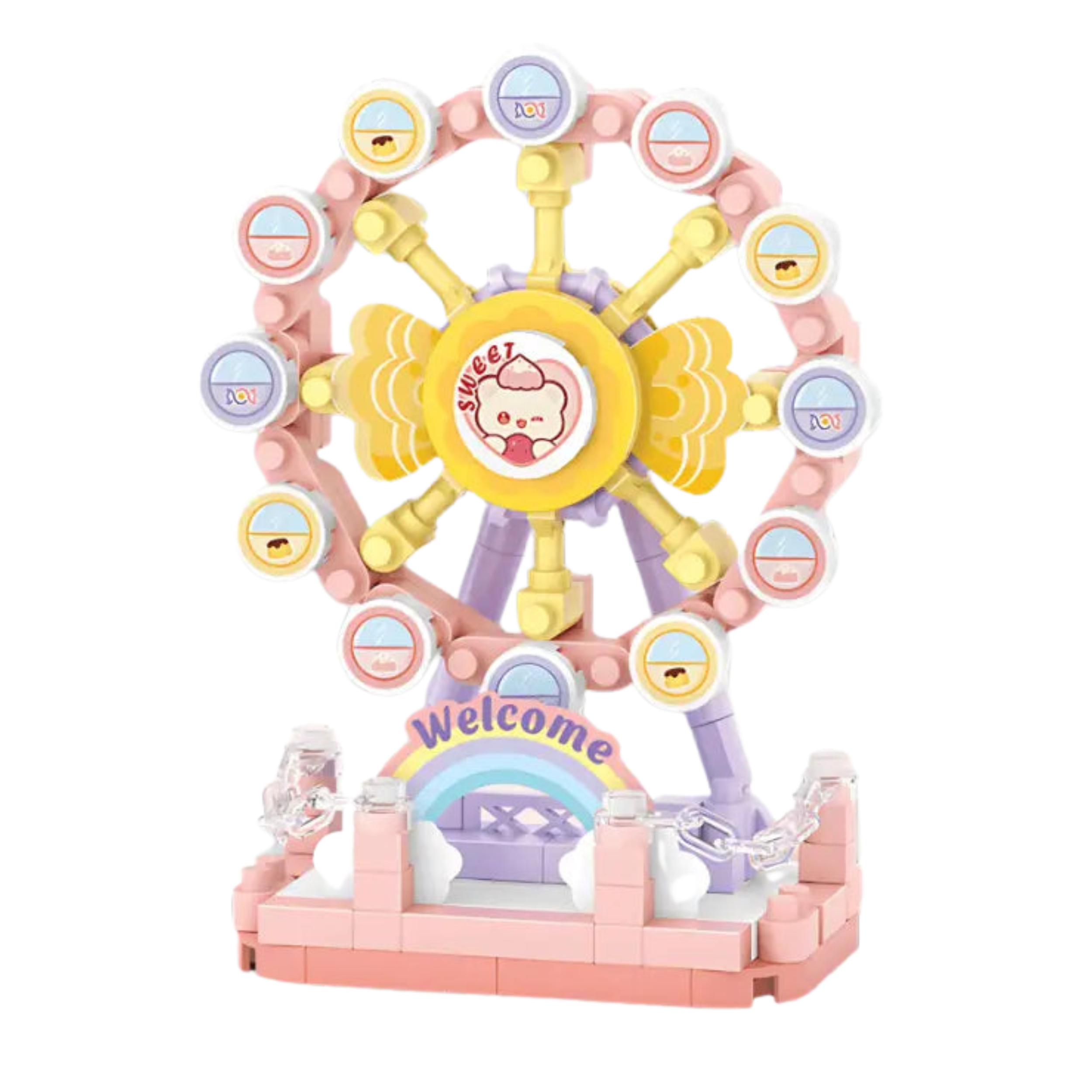 Ferris Wheel Micro Drill Building Blocks Set