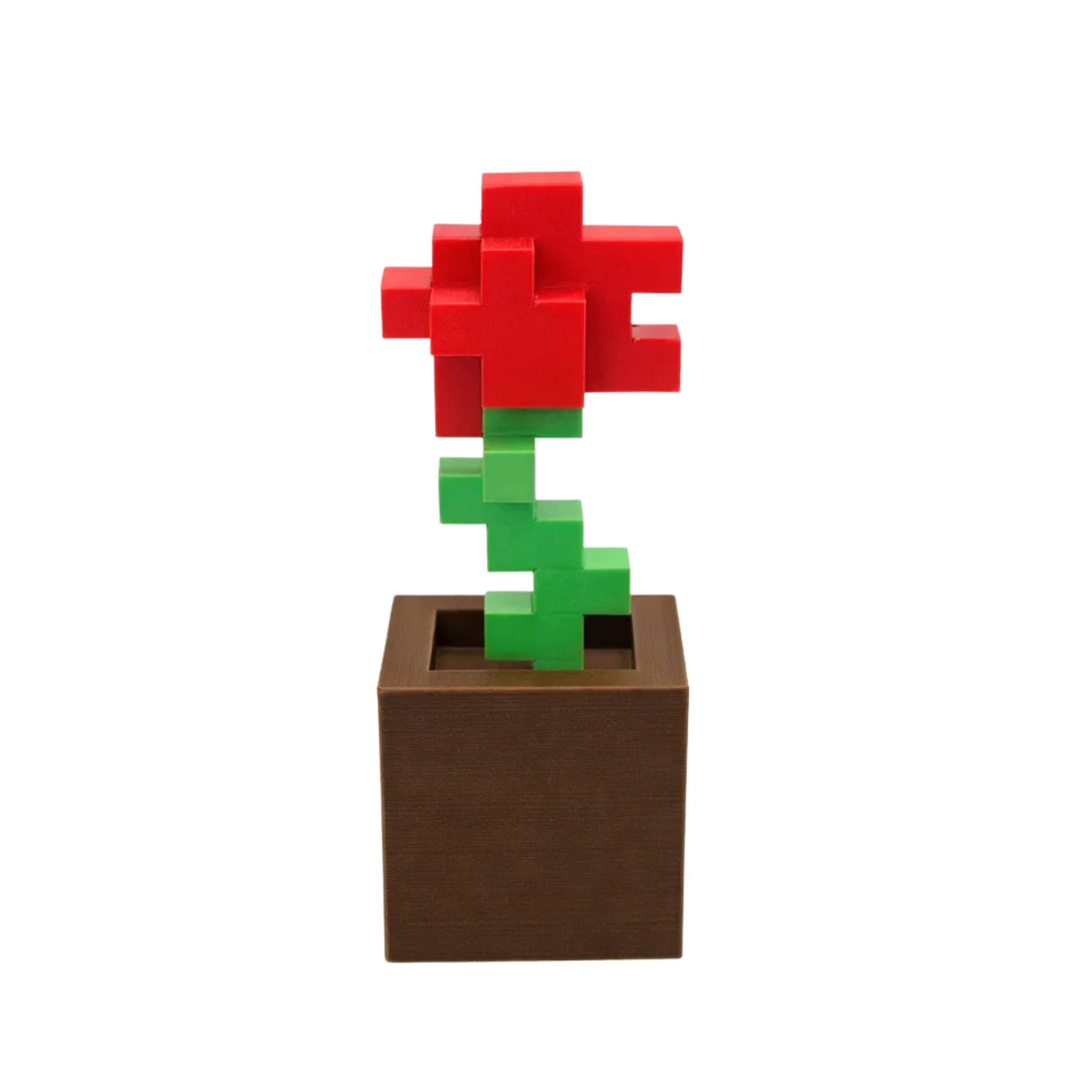 Pixel Rose Flower Decor