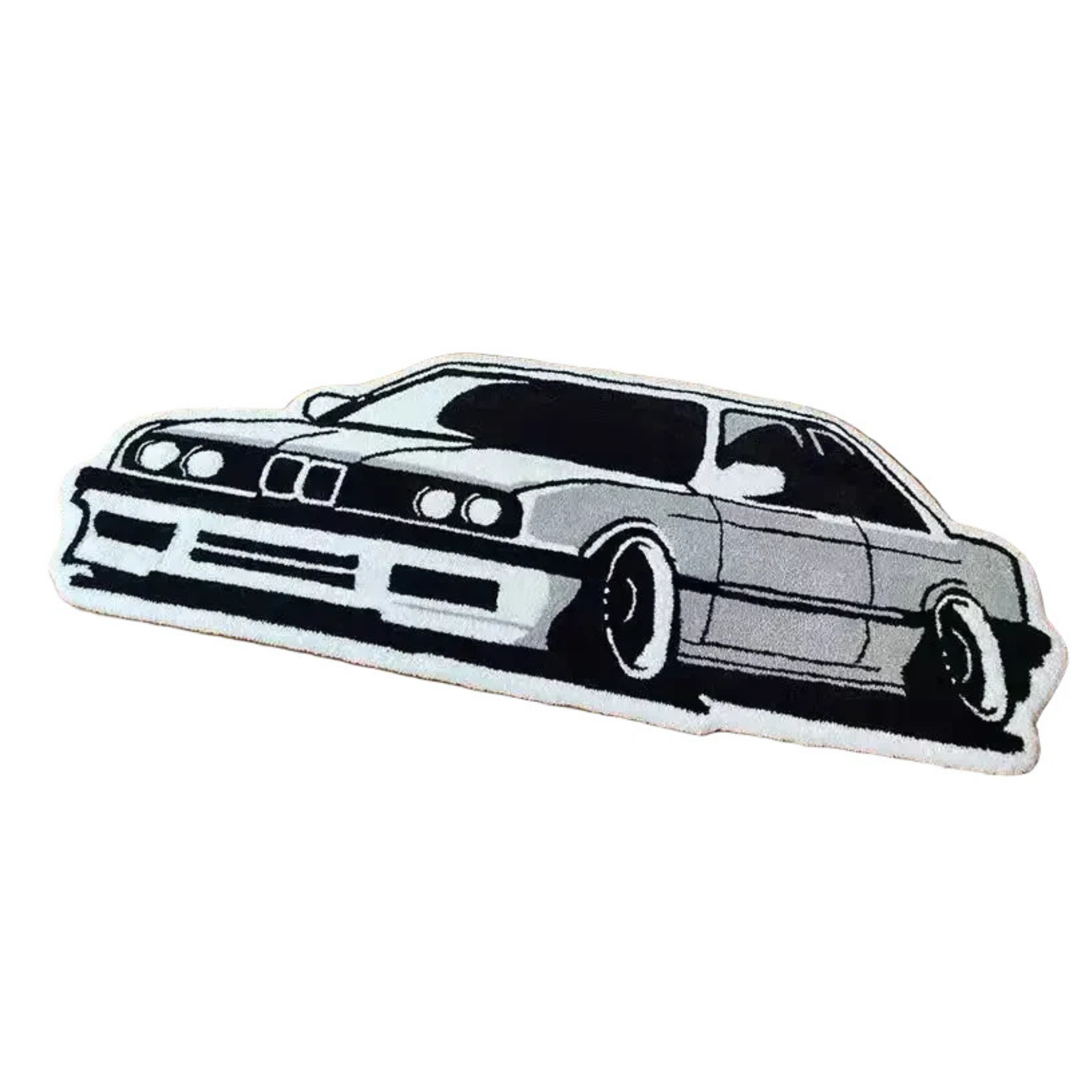 Retro BMW Printed Rug
