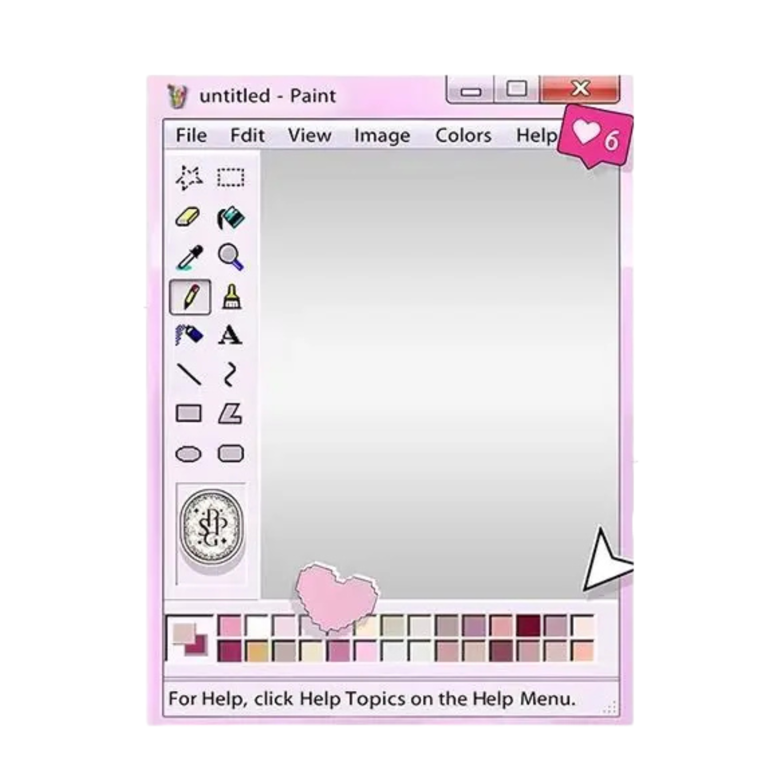 Korean Style Desktop Mirror