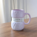 Funny Knitted Ceramic Coffee Mug