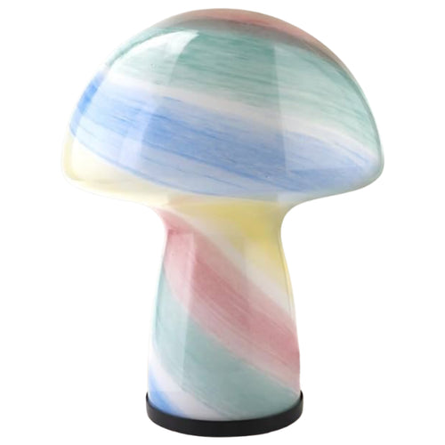 Vintage Mushroom Glass Table Lamp
