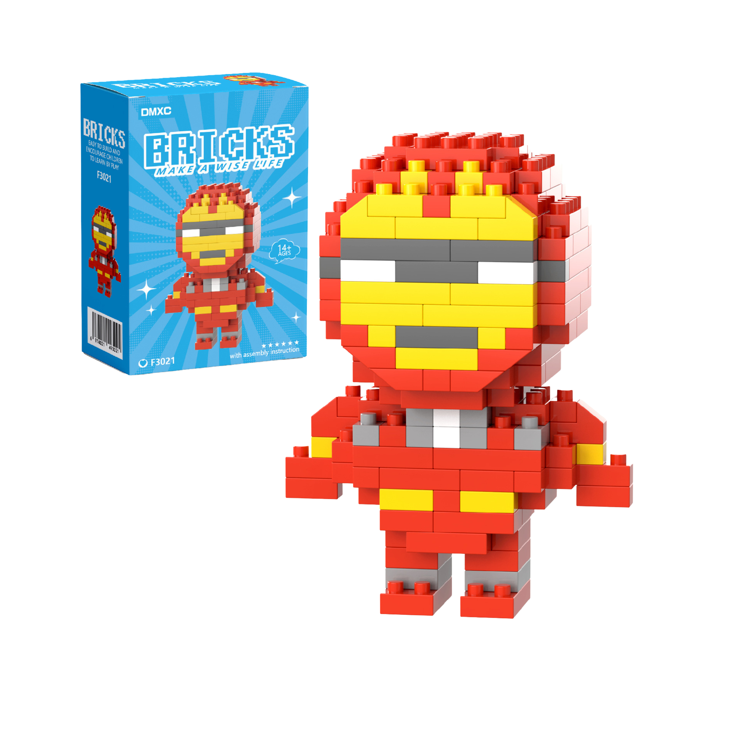 Iron Man Figure Building Blocks Set