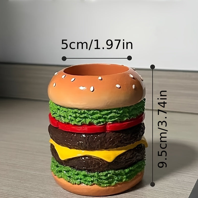 Hamburger Pen Holder Desk Organizer