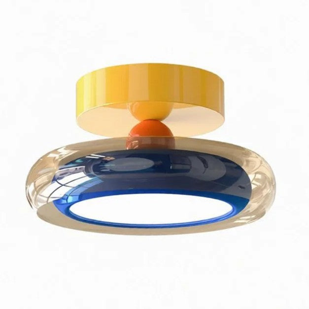 Colorful Bauhaus Memphis Ceiling Light