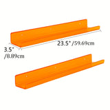 Acrylic Floating Wall Shelves Set of 2 Decor