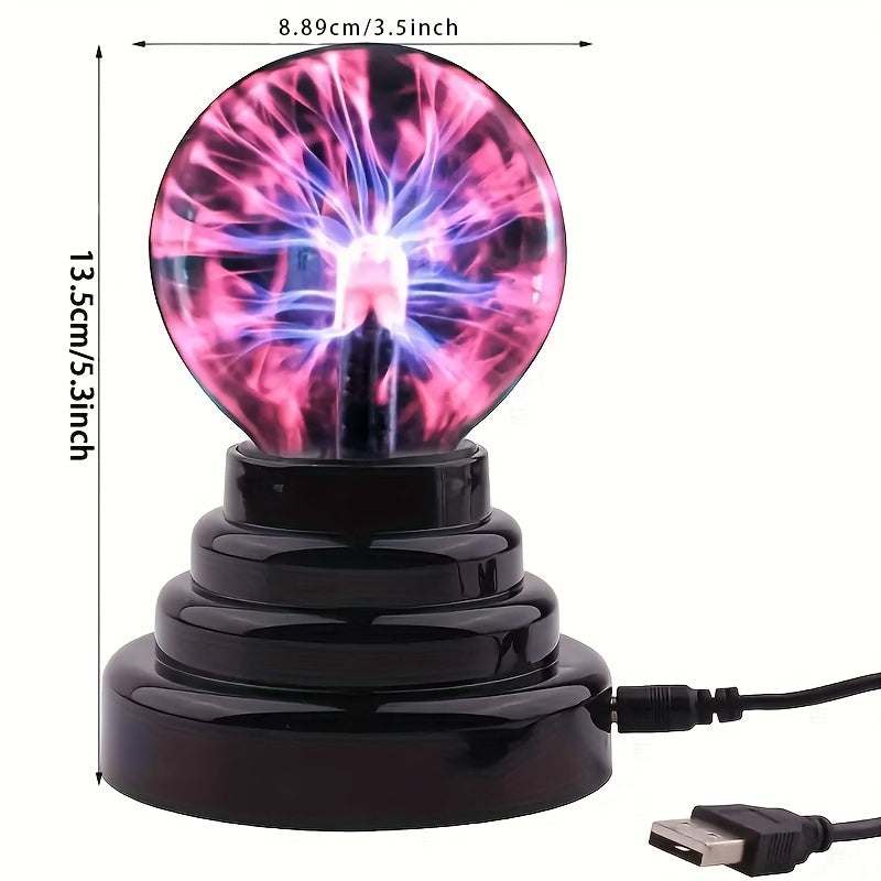 Plasma Ball Night Light USB Touch Lamp