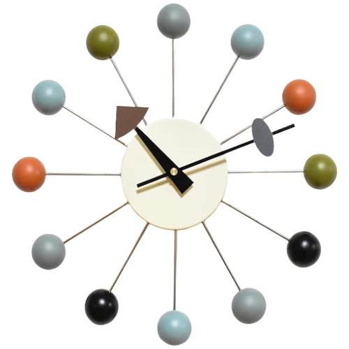 Wood Ball Wall Clock