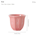Nordic Ceramic Embossed Mug