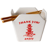 Takeout Style Ceramic Bowl