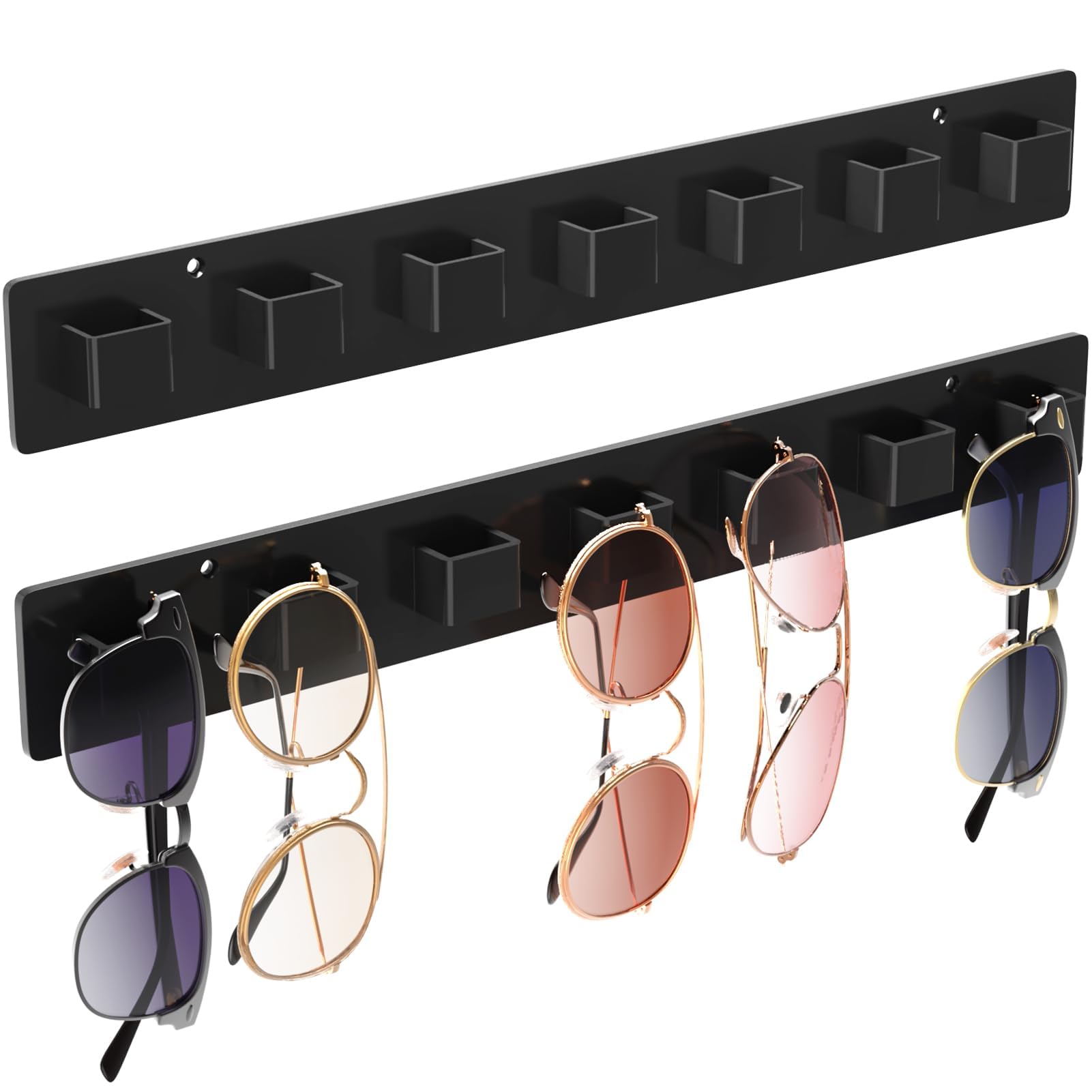 Wall Mounted Sunglasses Organizer