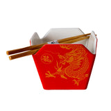 Takeout Style Ceramic Bowl