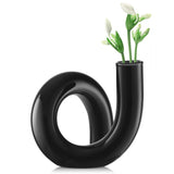 Amber Glass Bud Vase