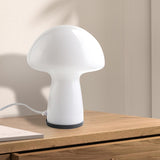 Vintage Mushroom Glass Table Lamp