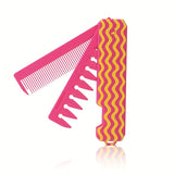 Portable Folding Comb Brush Set