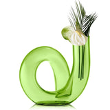 Amber Glass Bud Vase