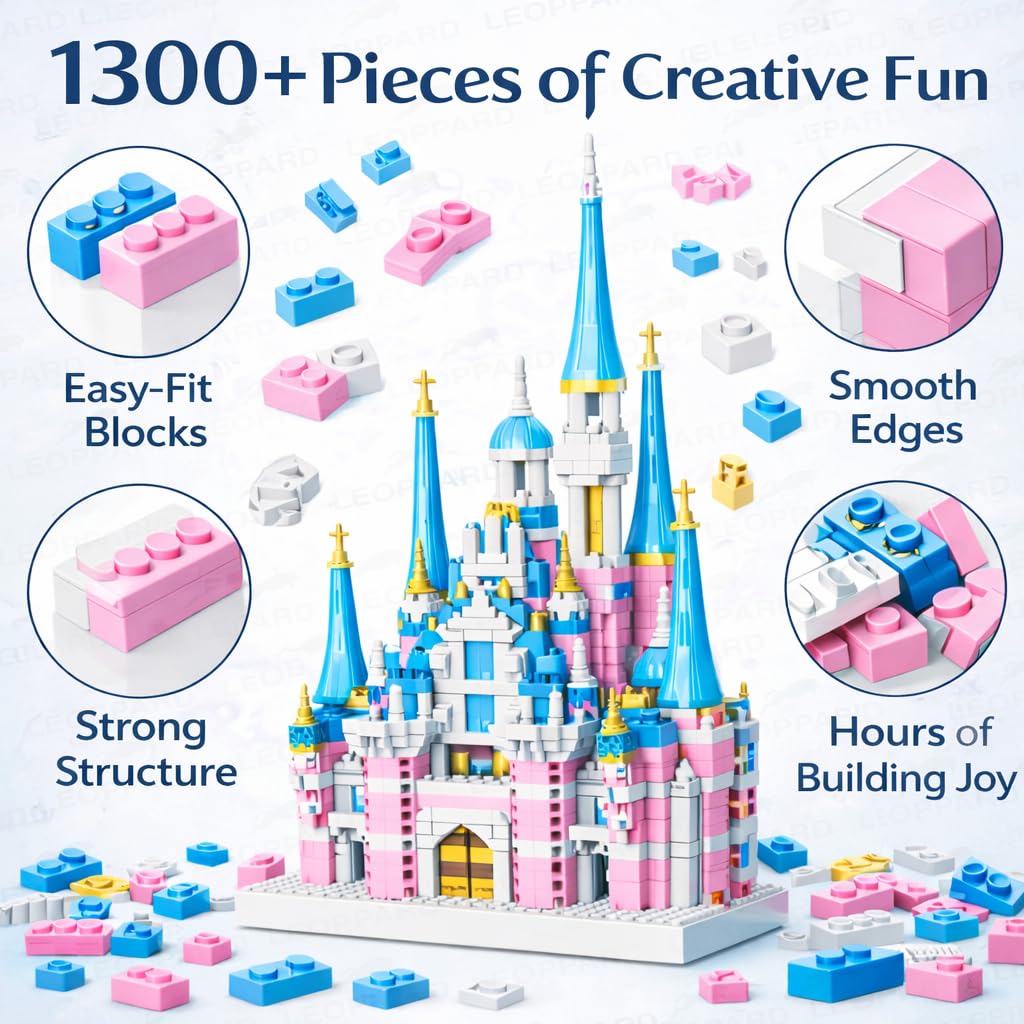 Princess Castle Building Blocks Set