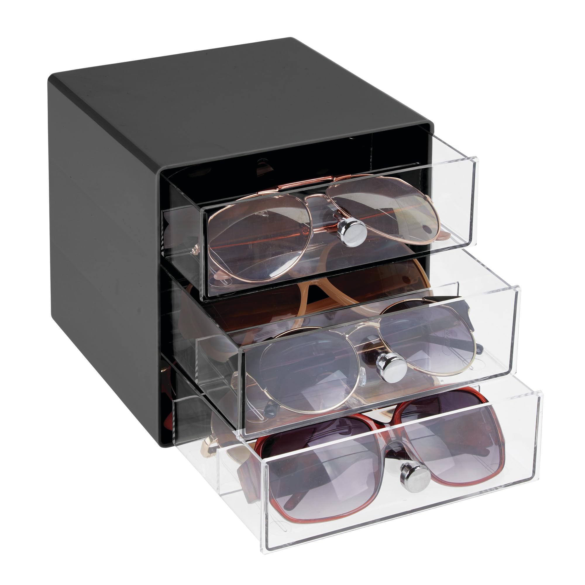 3-Drawer Sunglasses Organizer