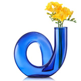 Amber Glass Bud Vase