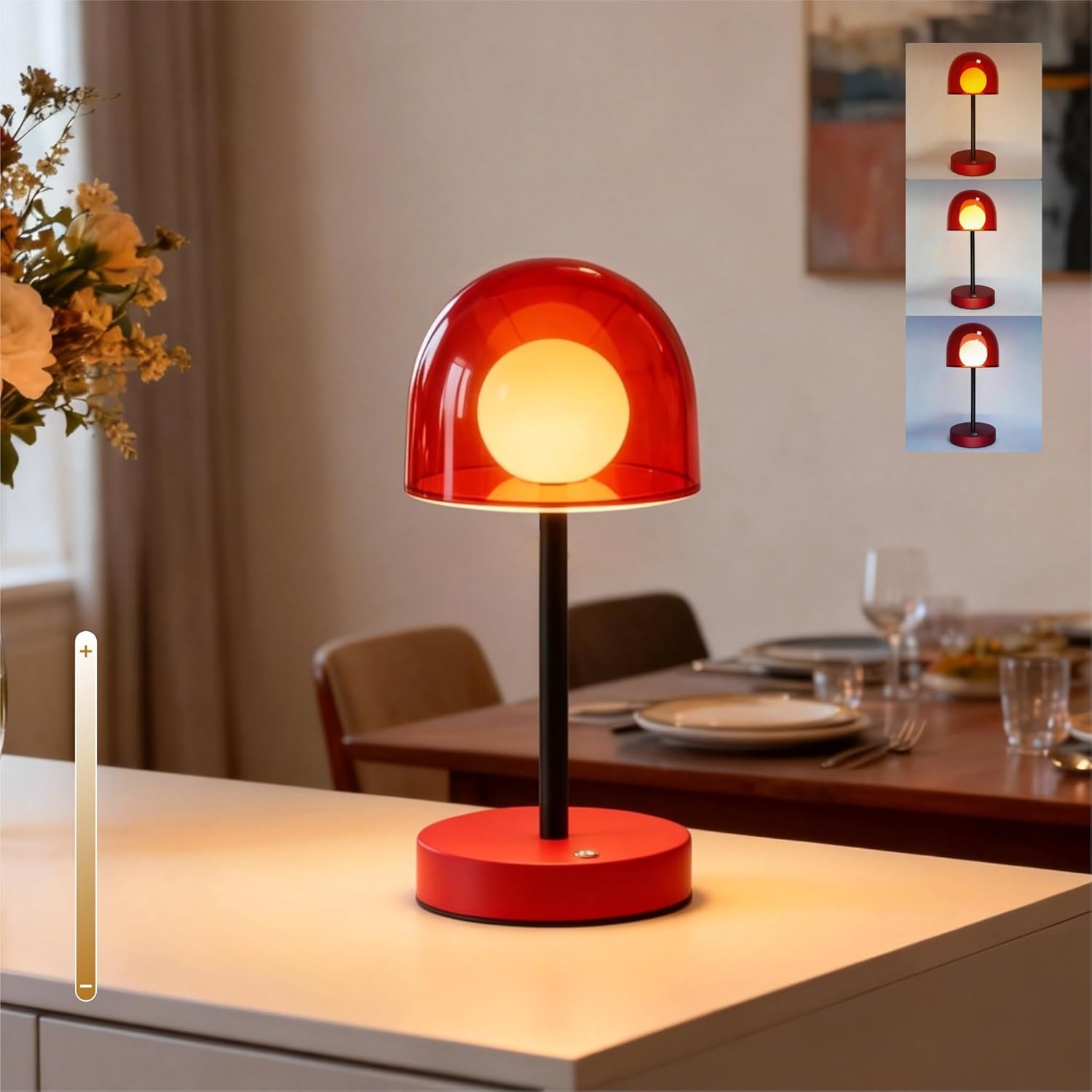 Cordless Mini Mushroom Lamp