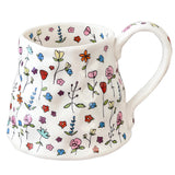 Large Floral Coffee Mug