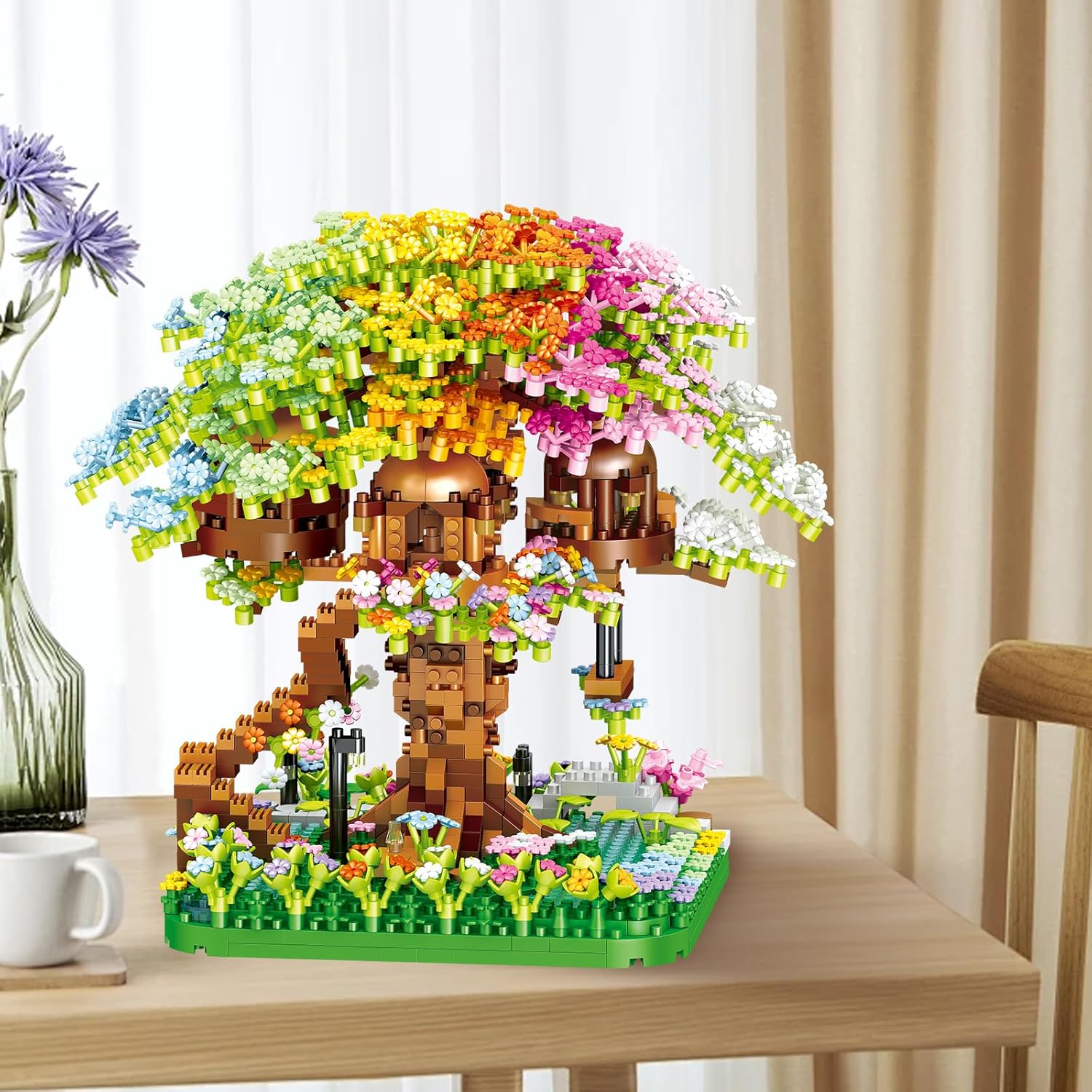 Sakura Tree House Building Blocks Set