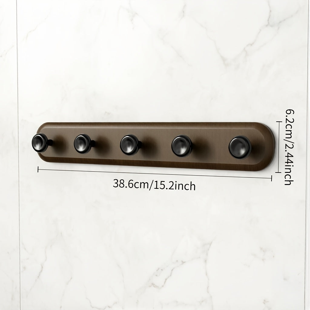 Wall Hanging Hook Rack 5 Hooks Storage
