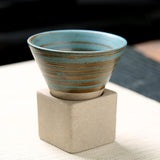 Vintage Coffee Mug Set With Stand