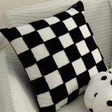 Nordic Checkerboard Pillowcase Sofa Decor
