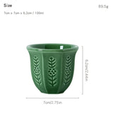 Nordic Ceramic Embossed Mug
