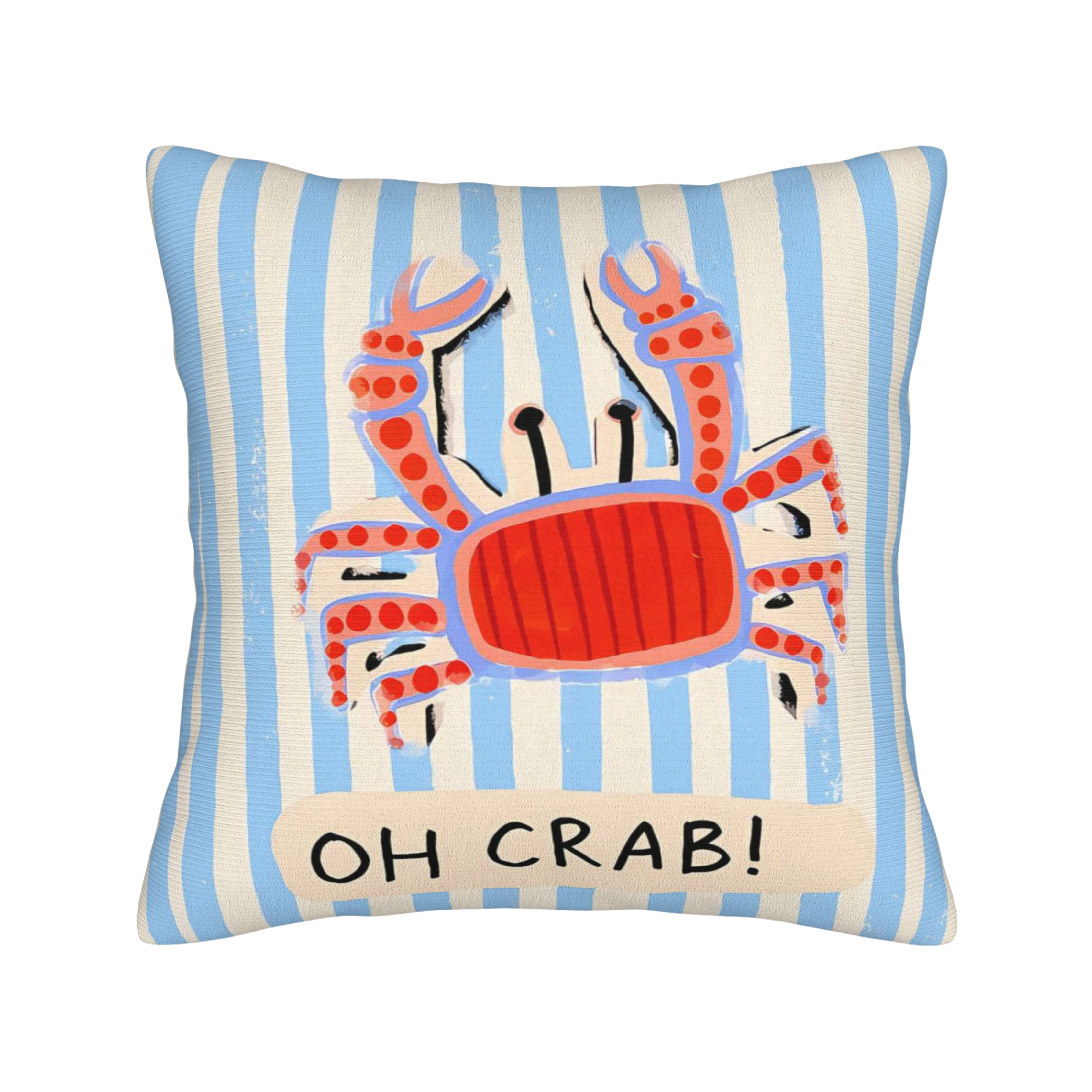 Adorable Crab Decorative Pillow Cover