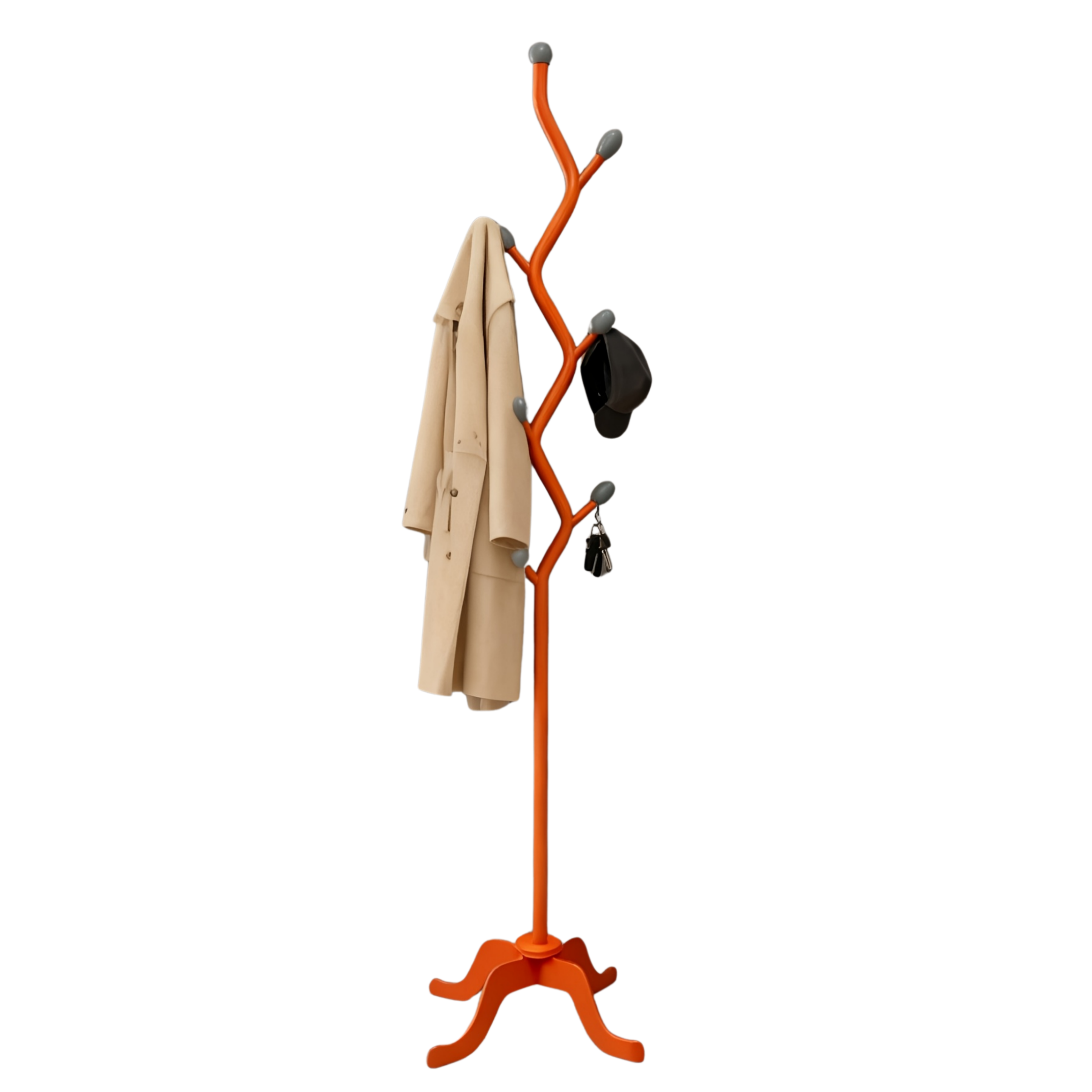 Floor Standing Coat Rack Iron Clothes Rack