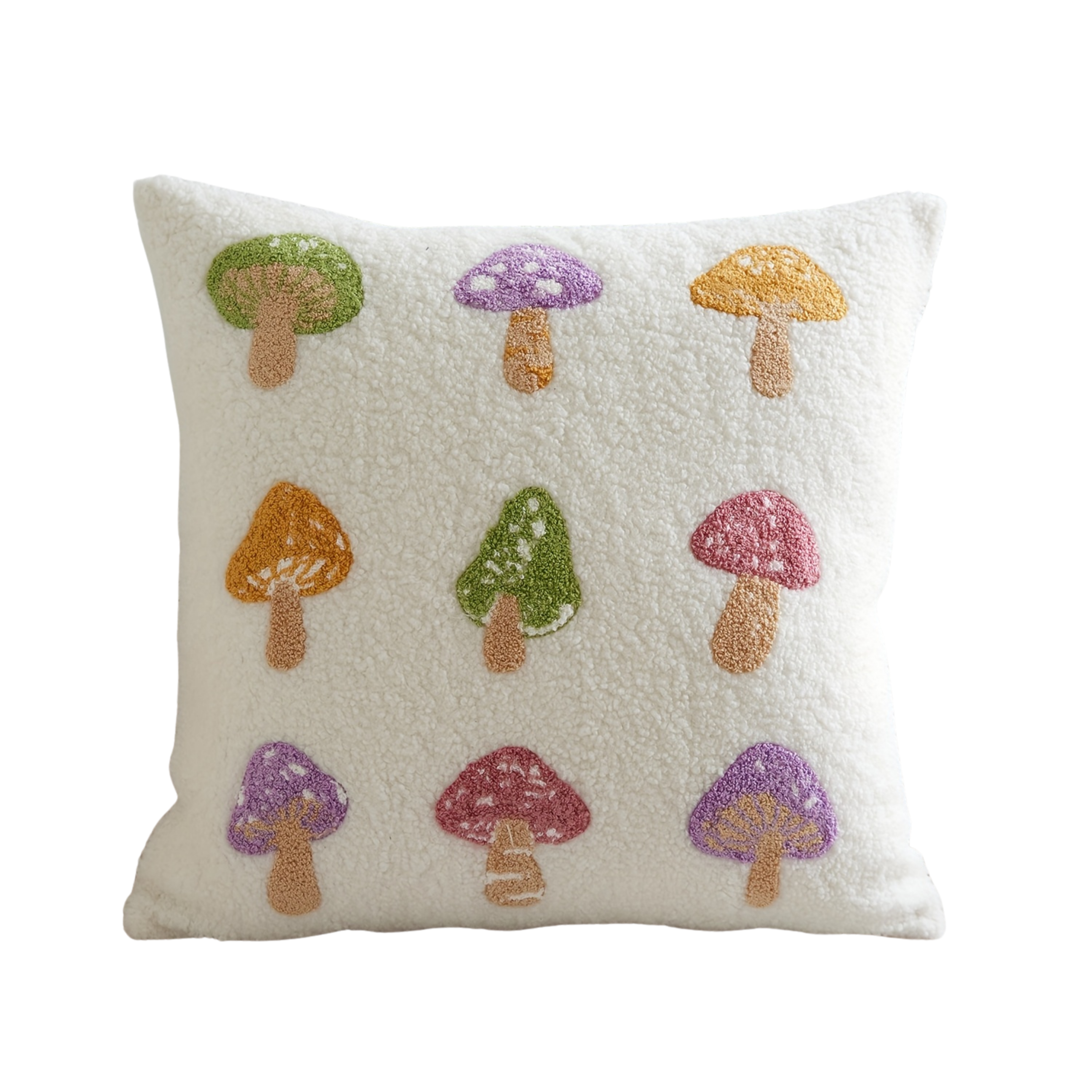Mushroom Teddy Pillow Cover (تلبيسة فقط بدون الحشوة)