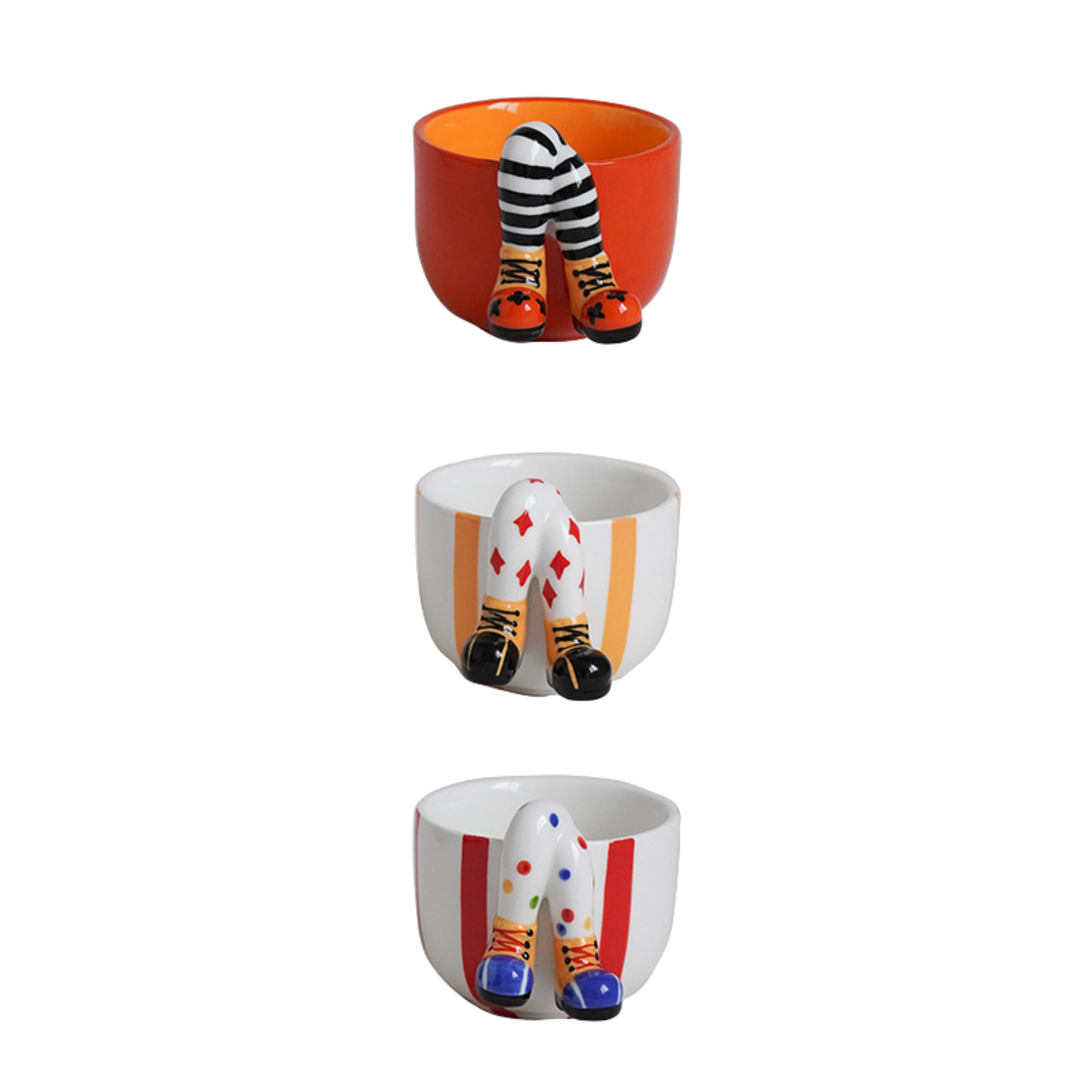 3D Clown Ceramic Coffee Mug