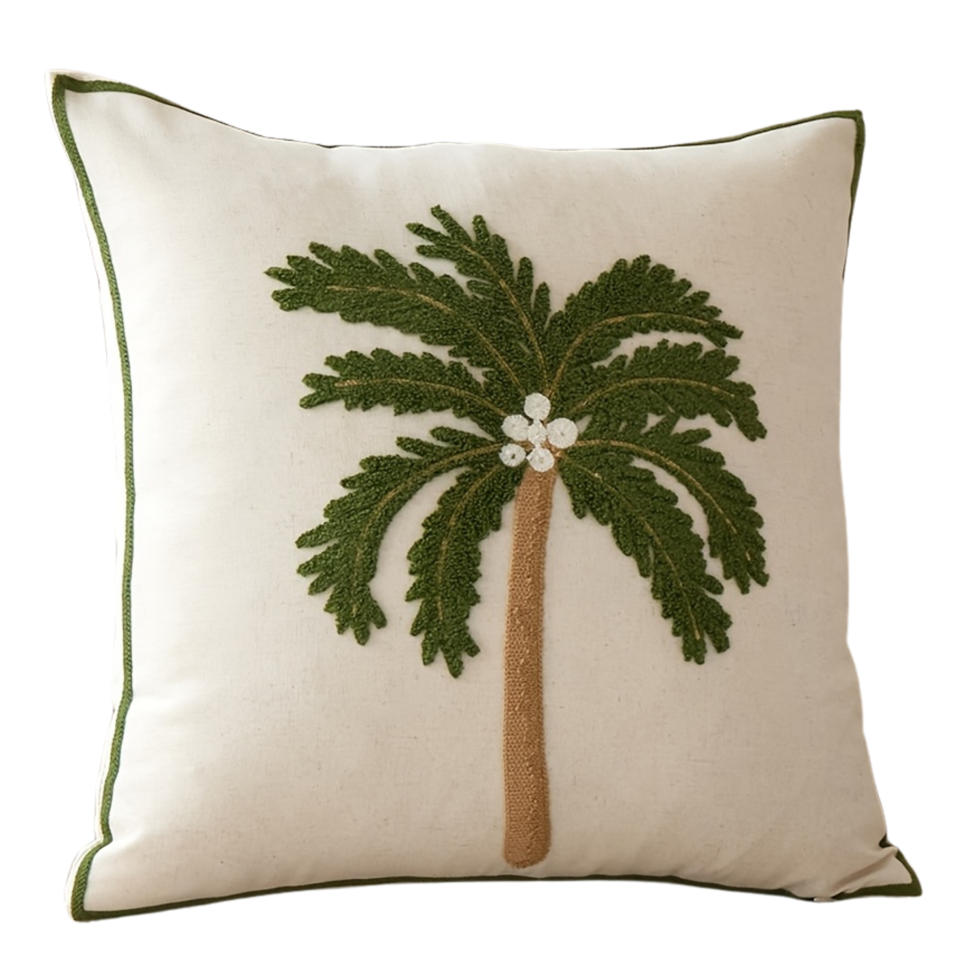 Coconut Palm Pillow Cover (تلبيسة فقط بدون الحشوة)