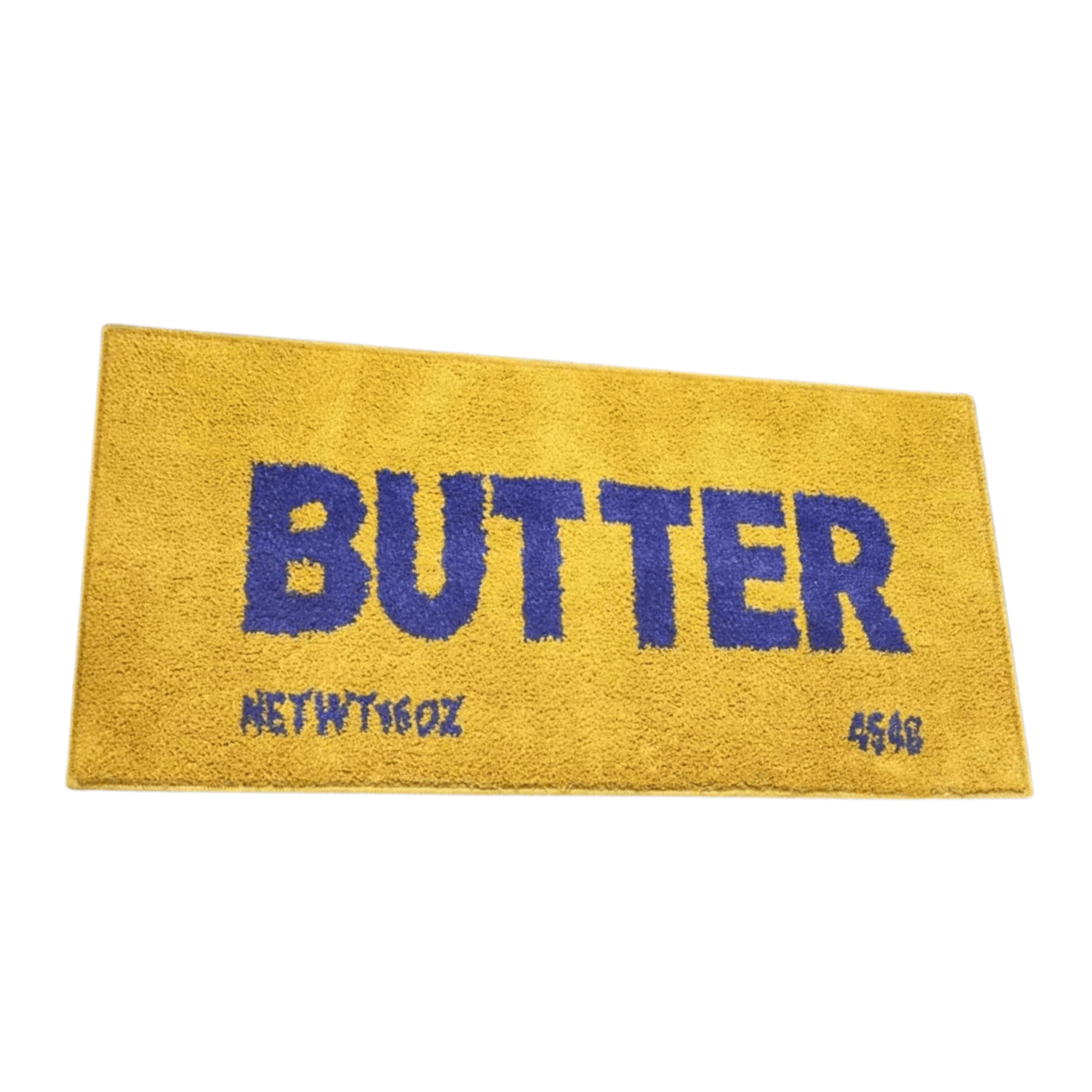 Butter Yellow Letter Runner Rug