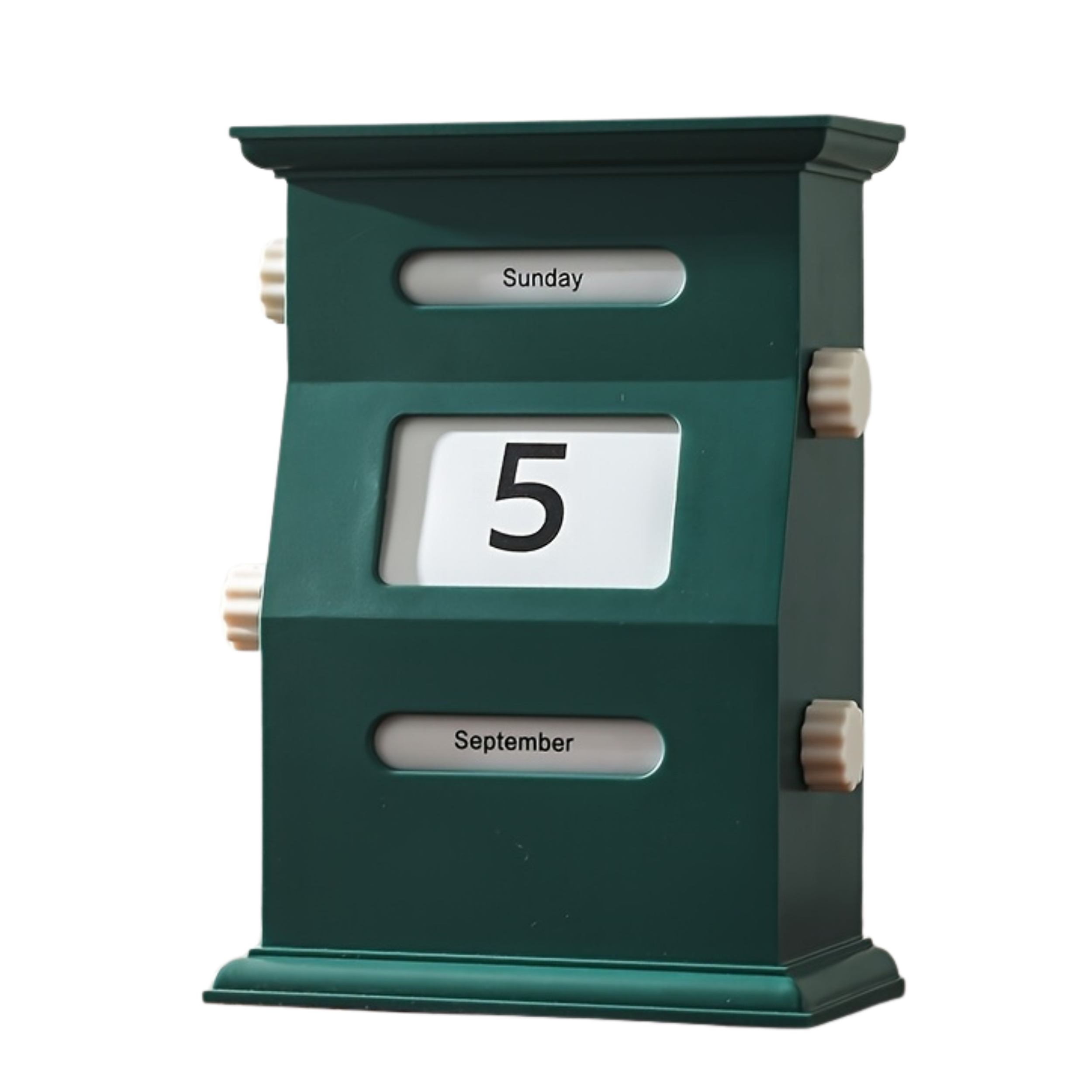 Retro Perpetual Desk Calendar Ornament