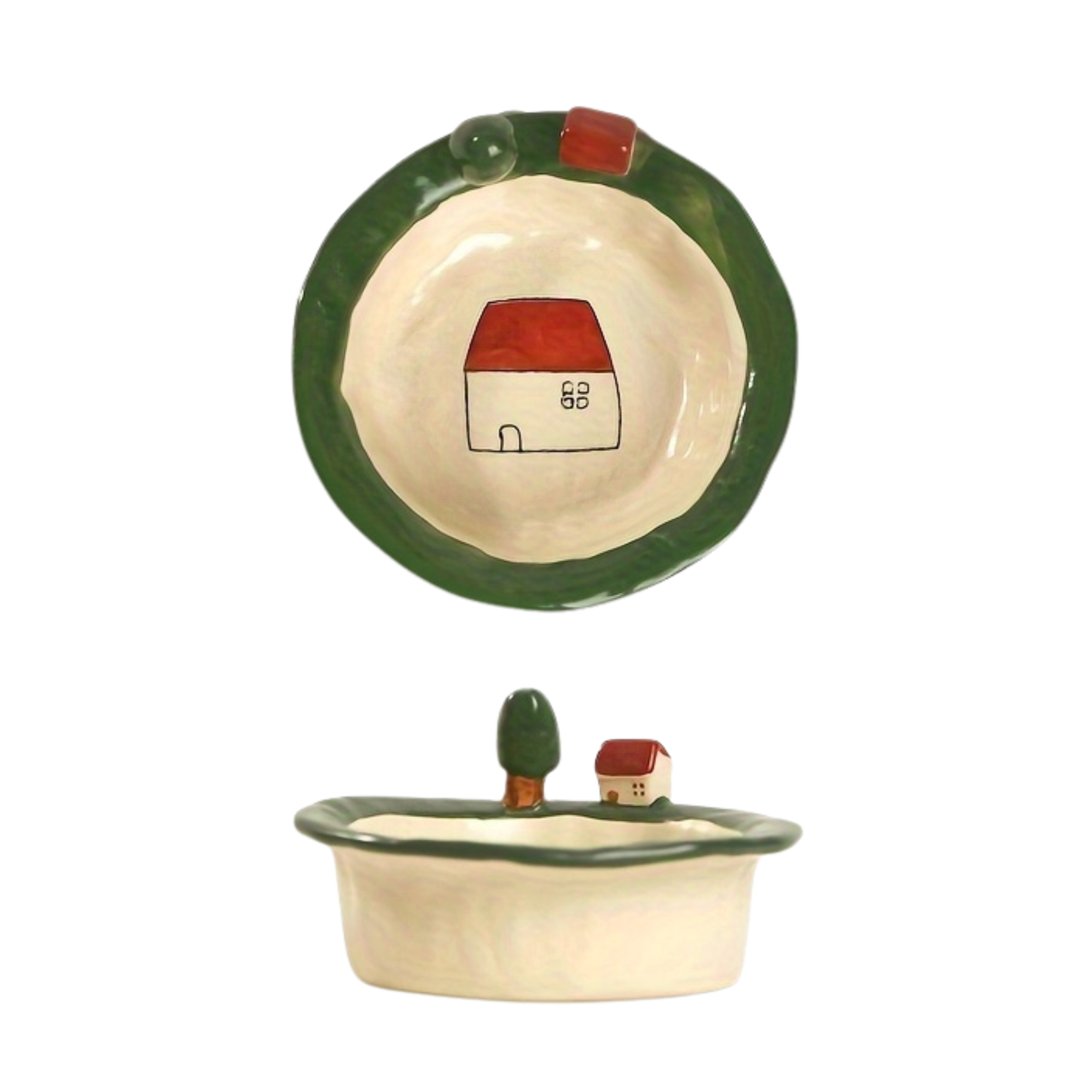 Cartoon Ceramic Fruit Bowl Dish