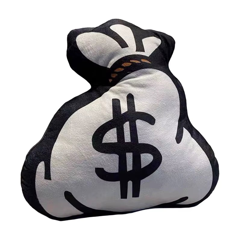 Dollar Money Bag Pillow Cushion