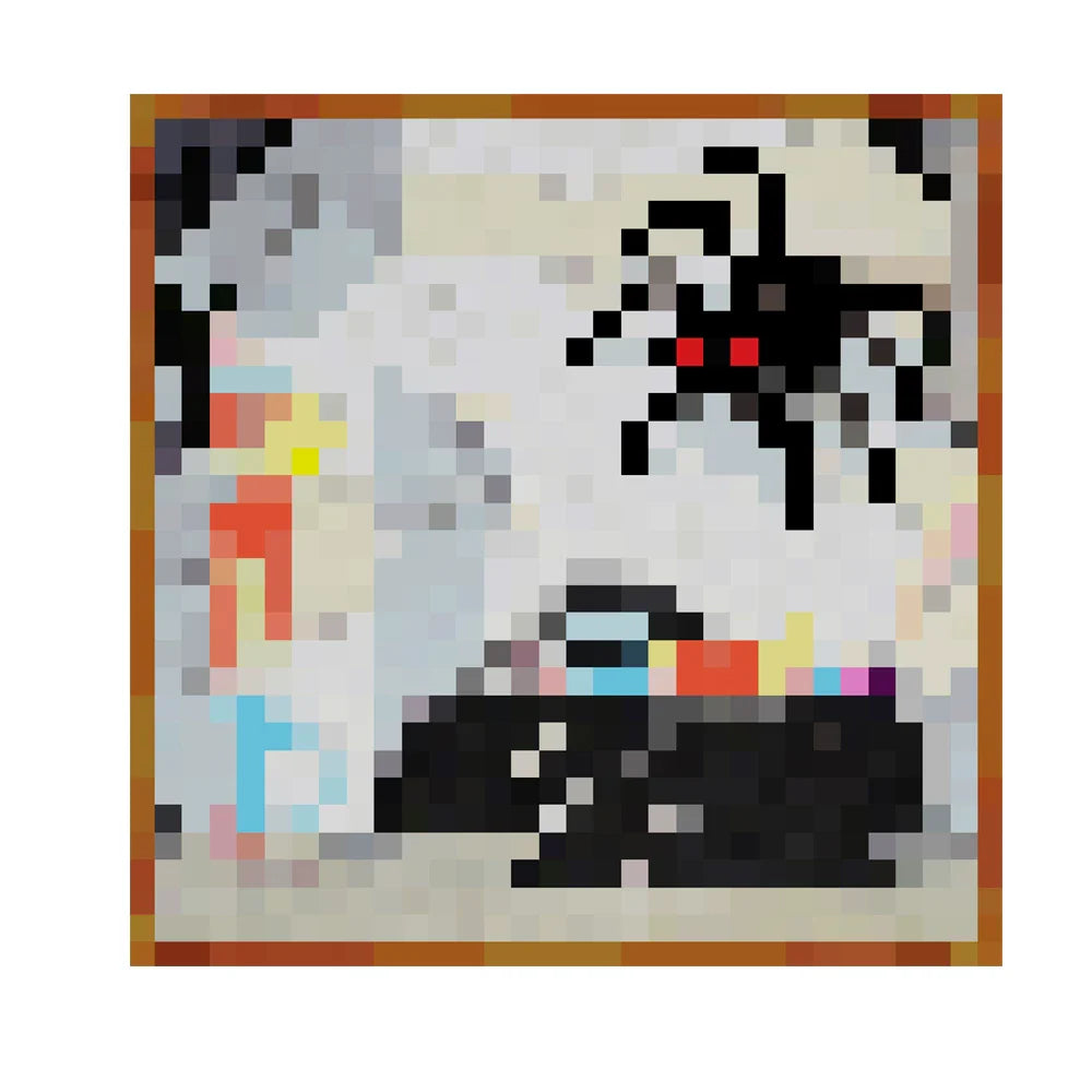 Square Block World Frame