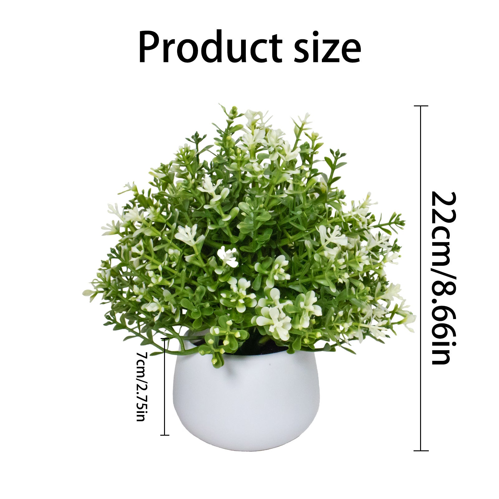 Artificial Eucalyptus Plant with Pot